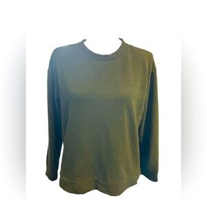 ORVIS Sweatshirt Adult Forest Green Casual Crew Neck Oversized Sweatshirt Sz S